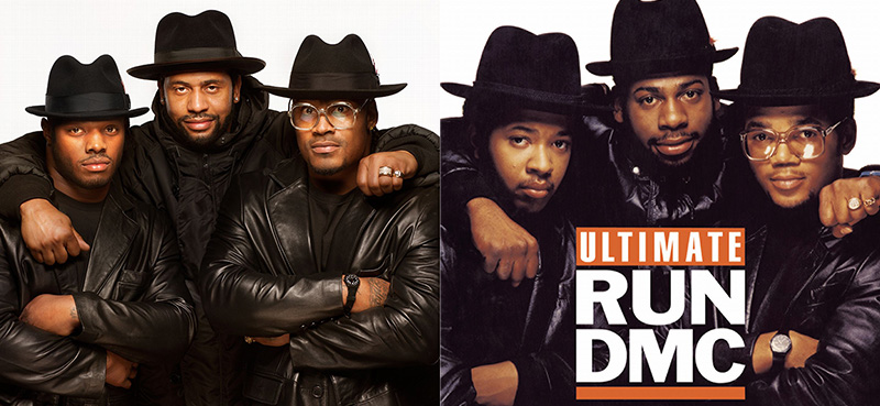 NFL and Run DMC1 side by side.